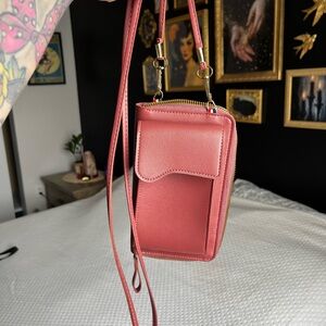 Small Dusty Pink Crossbody Bag